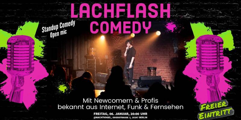 ⭐ Live Stand Up - Lachflash Comedy! ⭐