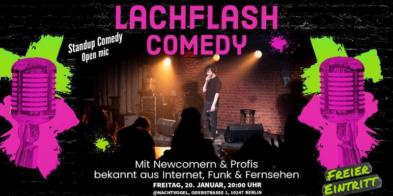 Live Stand Up - Lachflash Comedy! 