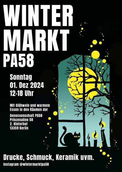 kleiner Wintermarkt in Wohnungsgenossenschaft PA58