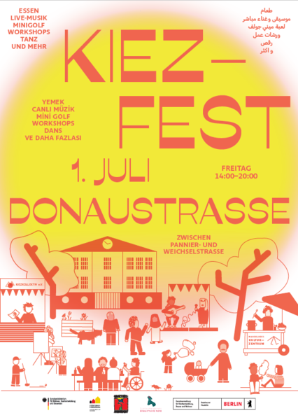 Kiezfest im Donaukiez / Neukölln