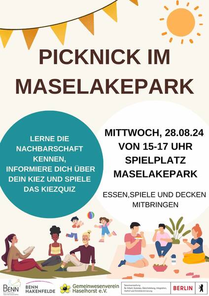 Picknick im Maselkapark 