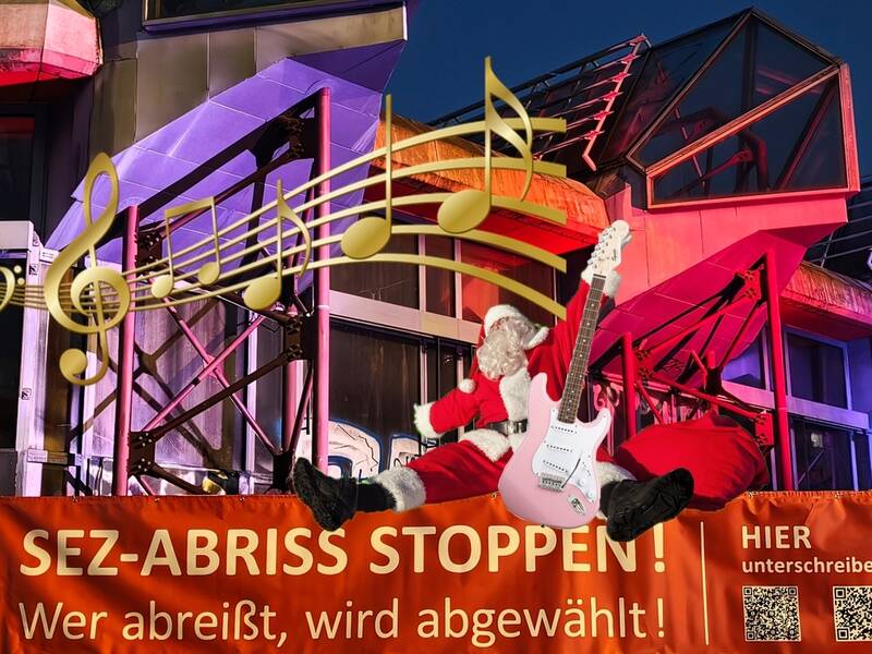 Weihnachtssingen gegen Abriss unserer Stadt 