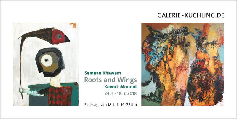Live-Painting und Musik zur Finissage von "Roots and Wings"