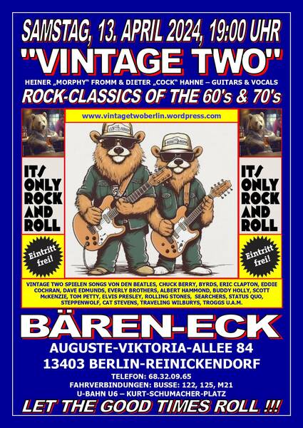 Vintage Two: Rock-Klassiker der 60er- & 70er-Jahre