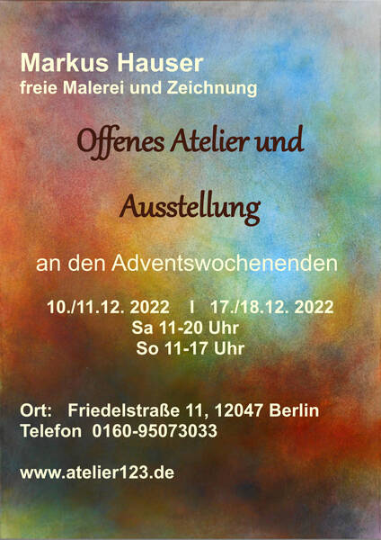 Malerei: Offenes Atelier und Ausstellung