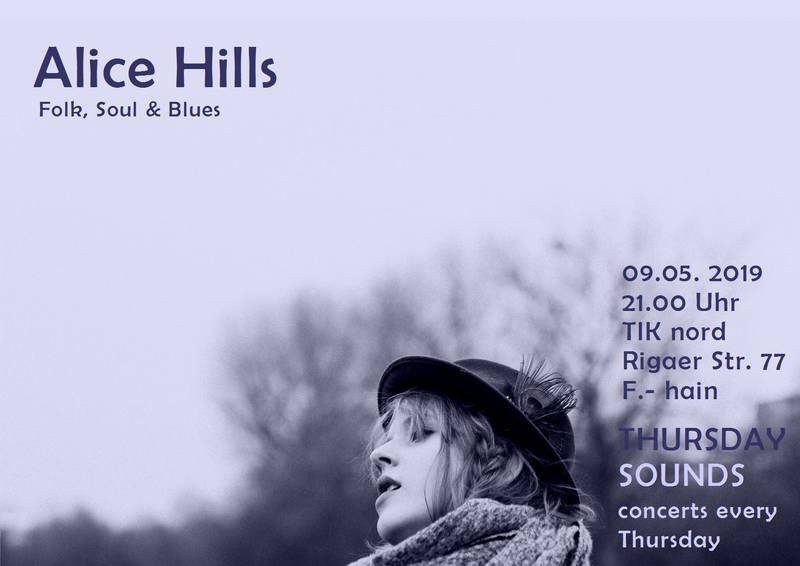 ThursdaySounds Konzert - Alice Hills