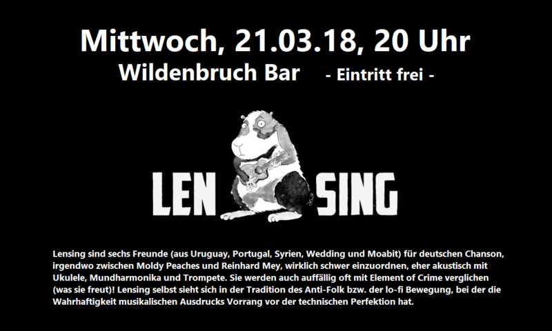 Lensing in der Wildenbruch Bar