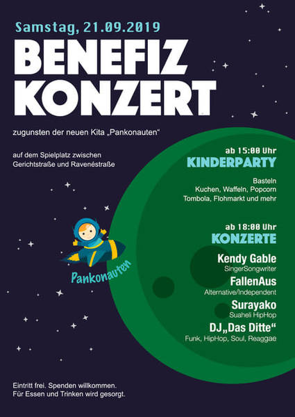 Kinderparty und Benefizkonzert