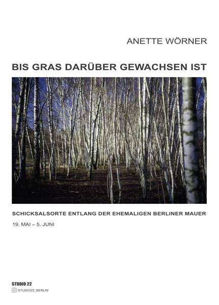 Anette Wörner: Bis Gras darüber gewachsen ist. Vernissage