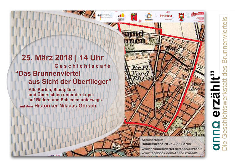 Geschichtscafé: Das Brunnenviertel in alten Karten 