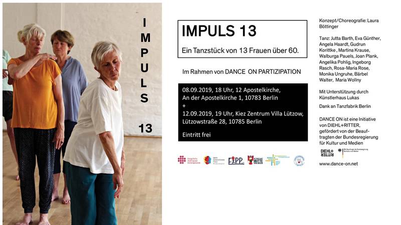 IMPULS 13 - ein Tanzstück von 13 Frauen über 60