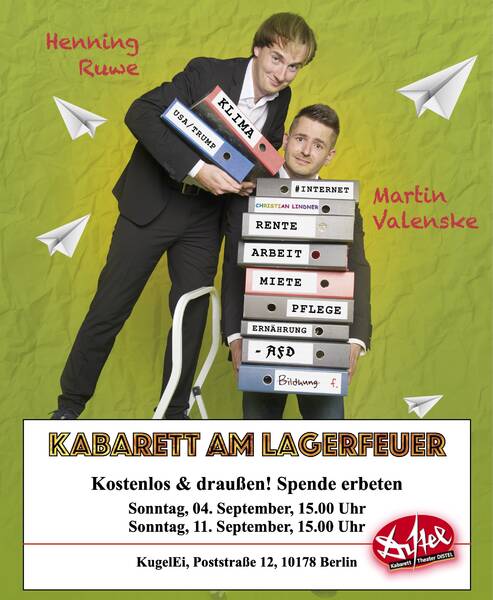  Kabarett am Lagerfeuer - Berliner Distel umsonst im Nikolaiviertel erleben 