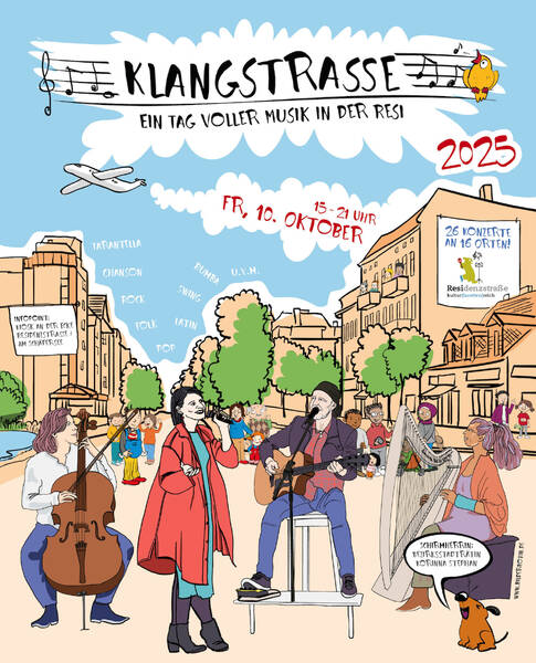 Klangstraße – Ein Tag voller Musik in der Resi (26 Konzerte)