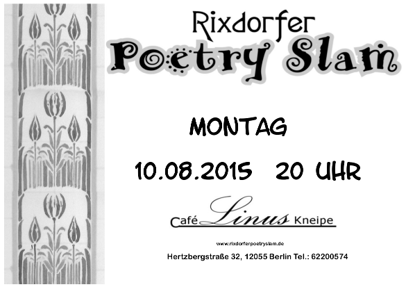 Rixdorfer Poetry Slam im Cafe Linus