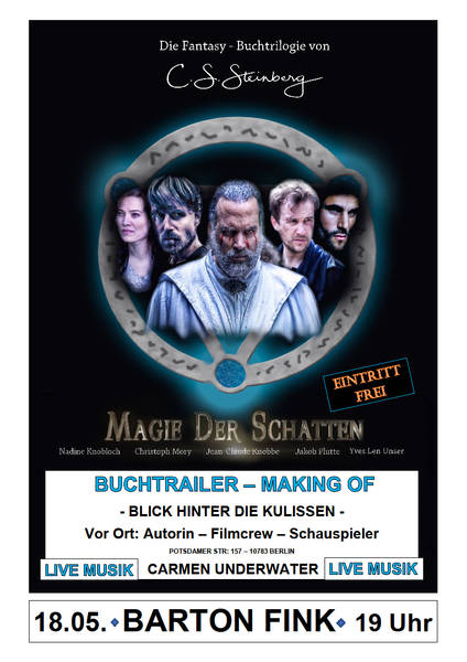 MAGIE DER SCHATTEN - Buchtrailer - Making of - Blick hinter die Kulissen - Autorin und Filmcrew vor Ort