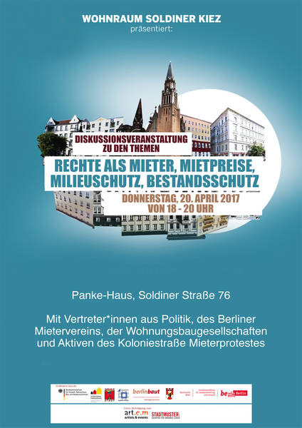 Diskussionsveranstaltung zu den Themen: Rechte als Mieter, Mietpreise, Milieuschutz, Bestandsschutz