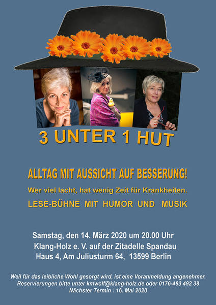 Lese-bühne mit frau Charlotte zu Kappenstein