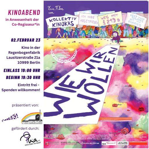 "Wie wir wollen" - Film im RegenbogenKino