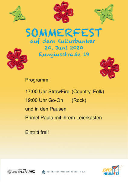 Sommerfest auf dem Kulturbunker