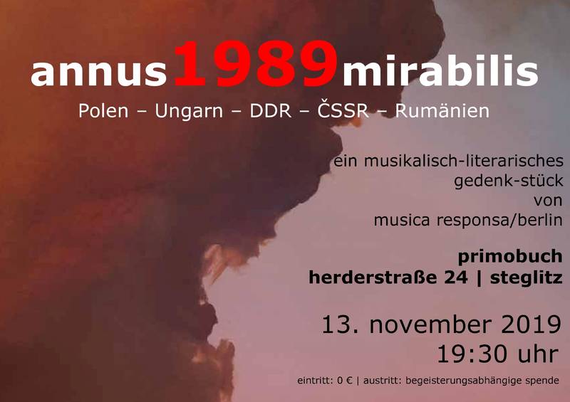 annus mirabilis 1989 - Einer flog über den Mauerrest