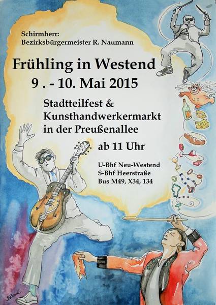 Frühling in Westend - Stadtteilfest und Kunsthandwerkermarkt