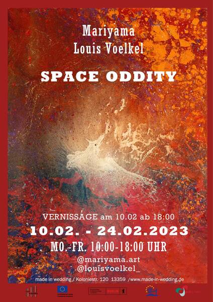 Vernissage "SPACE ODDITY" - Gemälde