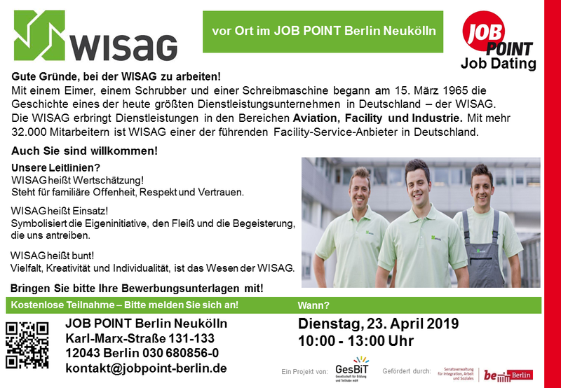 Job Dating mit WISAG