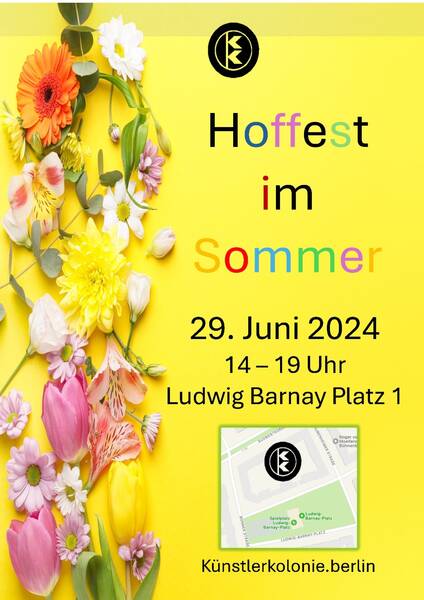 Sommerfest in der KünstlerKolonie in Wilmersdorf