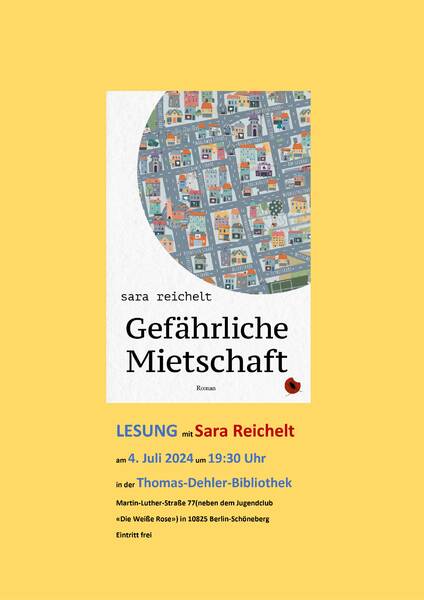 Sara Reichelt liest --- Gefährliche Mietschaft