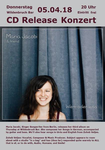 Maria Jacobi - Release Konzert