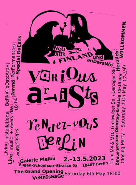 Ausstellung: 2.-13.5. Rendez-Vous Berlin (Mehrere Künstler/innen)