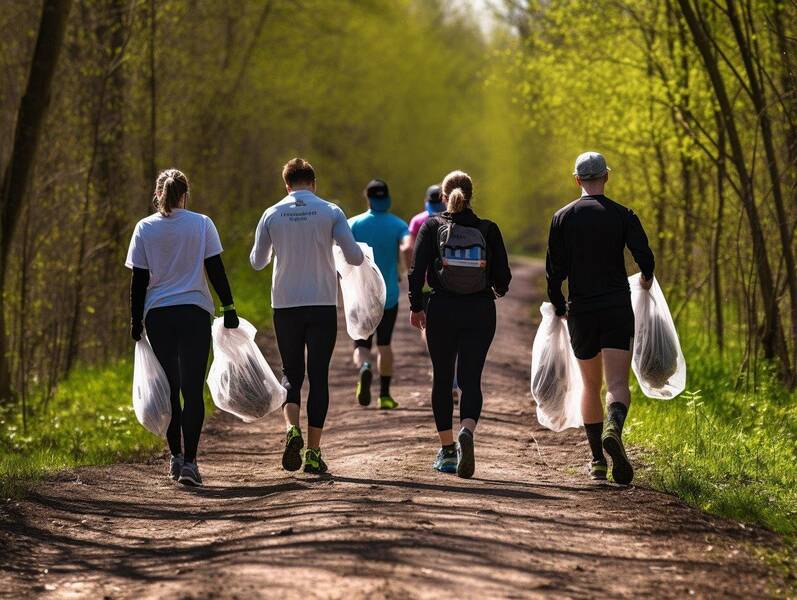 Plogging in Lichtenrade: Gemeinsam joggen und den Kiez säubern!