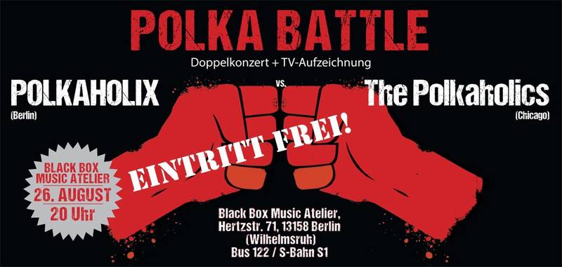 Doppelkonzert mit TV-Aufzeichnung - Eintritt frei