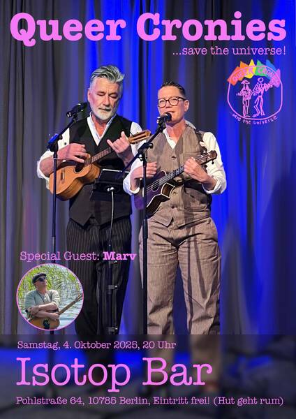 Queer Cronies im Isotop - handmade Music