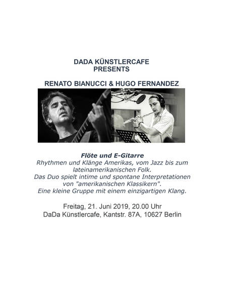 Renato Bianucci & Hugo Fernandez, Flöte und E-Gitarre