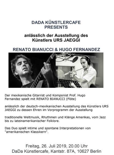 Hugo Fernandez, Gitarre + Renato Bianucci, Flöte 