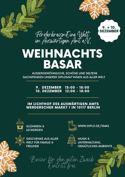 Weihnachts-Basar im Auswärtigen Amt