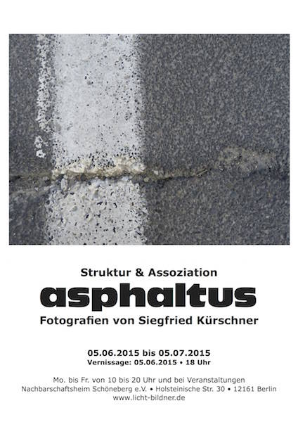 "asphaltus" - Struktur & Assoziation (Vernissage)