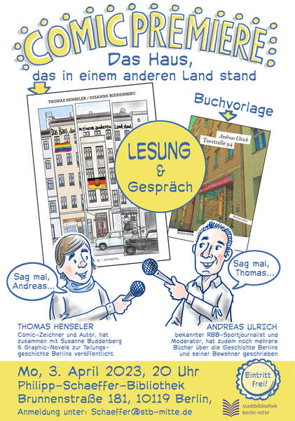 Comicpremiere: Das Haus, das in einem anderen Land stand