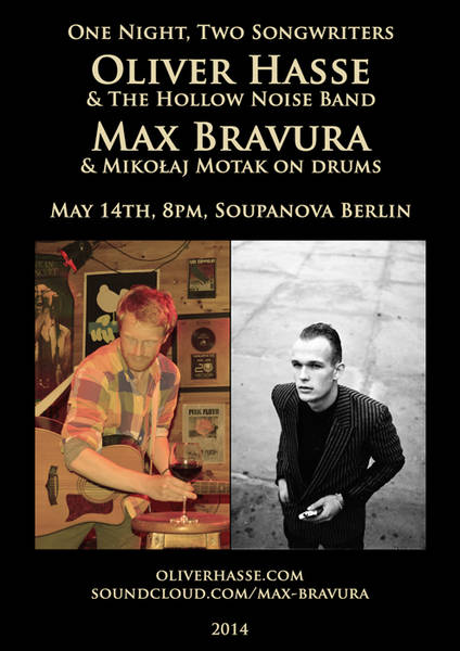 Doppelkonzert: Oliver Hasse + Max Bravura