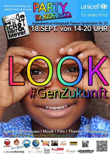 Kinderfest: #GenZukunft: Wir feiern 75 Jahre UNICEF und schauen in die Zukunft