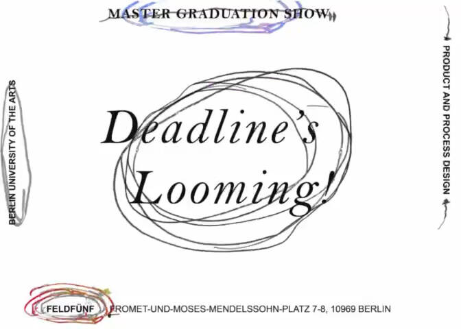 Deadline’s Looming!