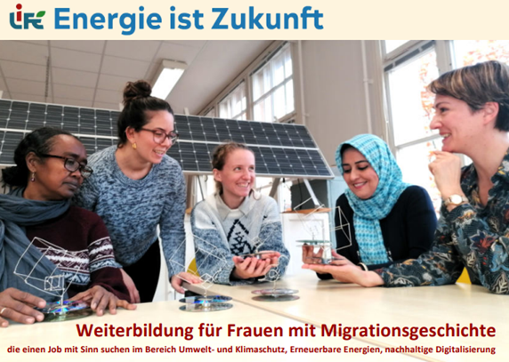 Kostenlose online Weiterbildung „Energie ist Zukunft“ für Frauen mit Migrationsgeschichte
