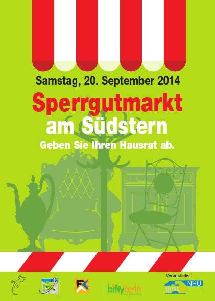 Sperrgutmarkt am Südstern, 20.09.2014, 12-17 Uhr