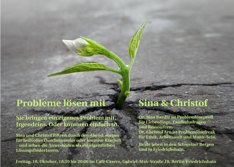 Probleme lösen mit Sina und Christof