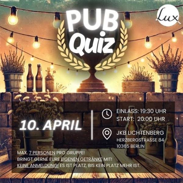 Pubquiz #16 in Lichtenberg