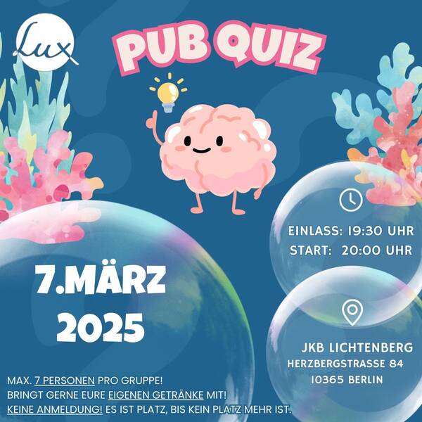 Pubquiz #10 in Lichtenberg