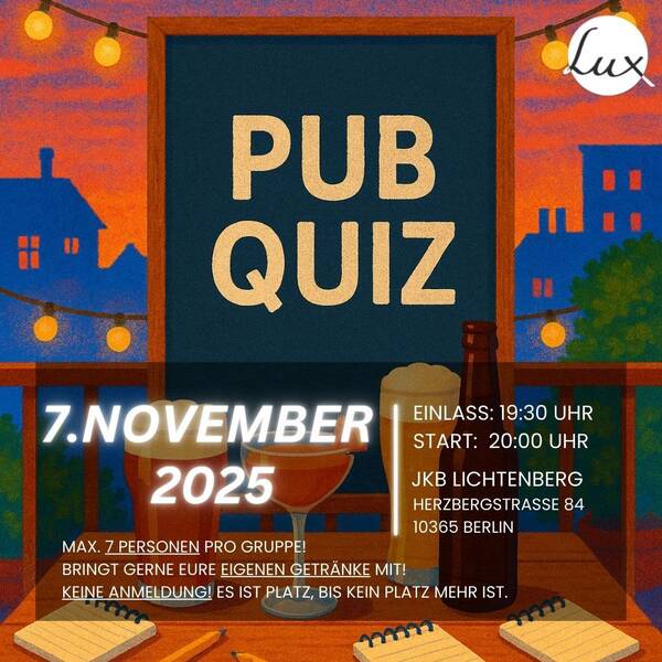 Pubquiz #14 in Lichtenberg