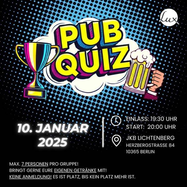 Pubquiz #9 in Lichtenberg