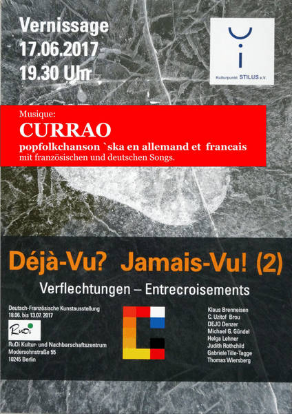 EINLADUNG  ZUR  VERNISSAGE   am  Samstag,  den  17. Juni 2017  um  19.30  UHR